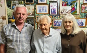 101-річний ювілей: Південноукраїнська громада вшанувала фронтовика Михайла Нестерука
